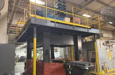 84" x 85 TON CYRIL BATH SHEET STRETCH DRAW FORMING MACHINE: STOCK #23644