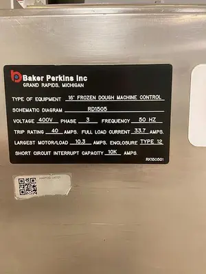 USED 2010 BAKER PERKINS FROZEN DOUGH WIRE CUT