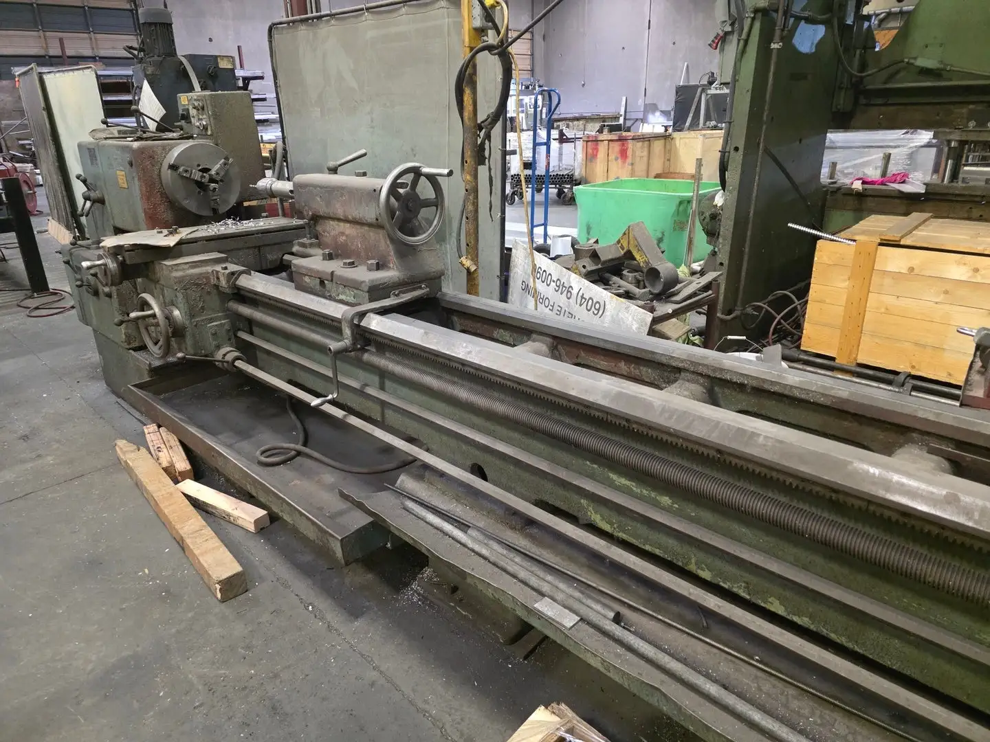 Used 1975 TOS SN 63B Engine Lathes British Columbia CA | Lenmark #1424100
