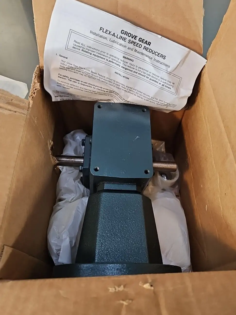 Grove Gear TM1154 Worm Speed Reducer. Loc1E
