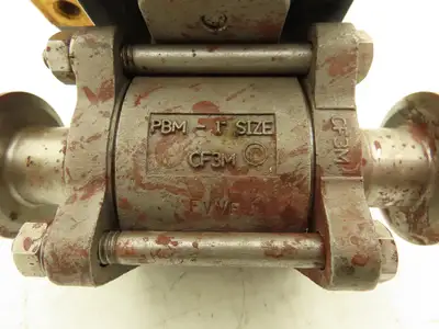 Hytork PBM-1" Stainless 2-Way Valve Tri-Clamp Pneumatic Actuator Genesis GSI 64B