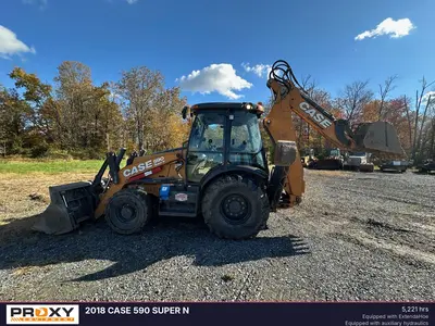 Used 2018 CASE 590 SUPER N Backhoe Loaders Pennsylvania US | Proxy Equipment #1379306