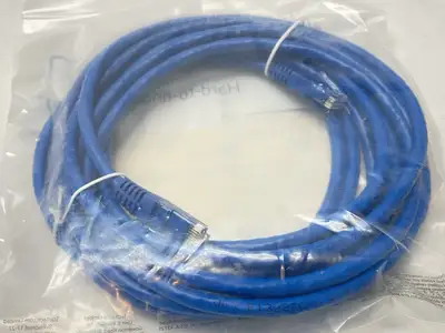 NEW STARTECH 15 FT BLUE MOLDED CAT6 UTP PATCH CABLE ETL VERIFIED
