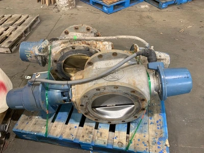 Dezurik 12" type PPE Basis Weight Valve, 316 Material