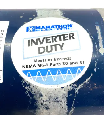 Used Marathon Electric Series E Inverter Duty Motor 145TC Frame 3490 Rpm 2HP A.C. Motors Michigan US | Maverick Industrial Sales #1397274