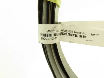 Starrett 99222-12-10 Band Saw Blade Versatix 12'10"x3/4"x.035 TPI: 8-12 Lot of 2