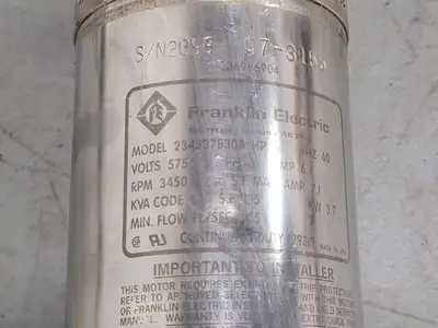 USED FRANKLIN ELECTRIC 2343378304