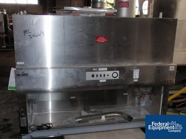 Used Nuaire 70" NUAIRE FUME HOOD, S/S Fume Hoods Ohio US | Federal Equipment Company #128245