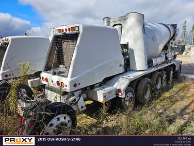 Used 2015 OSHKOSH S-2146 Concrete Mixer Trucks Michigan US | Proxy Equipment #1380174