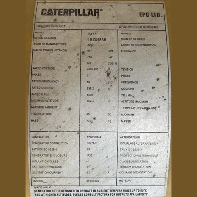 USED 2003 CATERPILLAR 937F