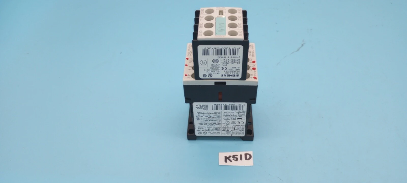 USED Siemens ' 3RT1017-1AF01 Circuit Breaker