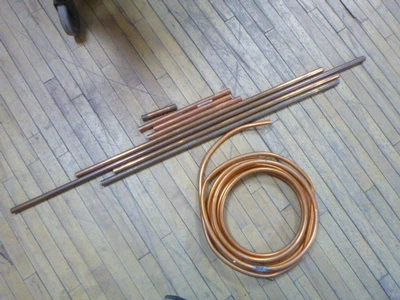 Tote of Plumbing Supplies