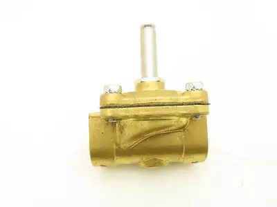 ASCO 2-Position, Normally Closed 1" Solenoid Valve Female 0.625"dia 2" Shaft