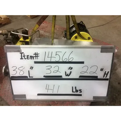 Used 161 GPH @ 165 PSI Milton Roy High Pressure Metering Pump MBH401X0028