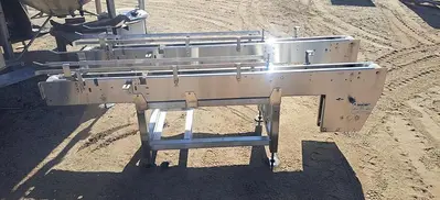 Conveyor, Trans Automation Technologies, 3.5" x 7', Stainless Steel, Dual Lane, #5512923
