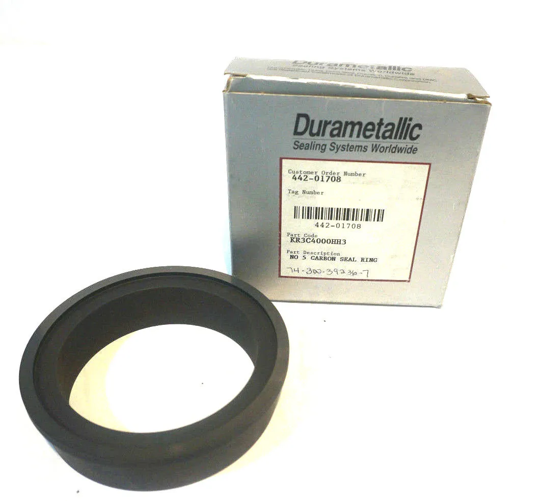 NEW DURAMETALLIC KR3C4000HH3 NO 5 CARBON SEAL RING