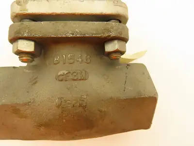 Powell 2474 Stainless Globe Valve 1-1/2" Socket Weld 200 WOG Rising Stem