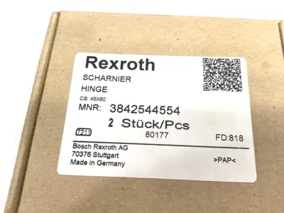 New | in-Stock Bosch Rexroth Hinge, removable P1=45/60 P2=45/60 BOX OF 2 PCS Flooring, Windows, and Doors Michigan US | Maverick Industrial Sales #1423239
