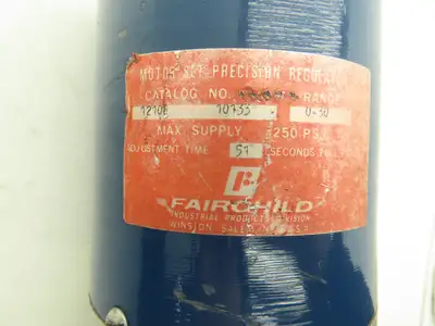 Fairchild 1210R-10133 Motorized Pneumatic Air Regulator 2-30PSI Range 3/8"NPT