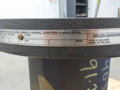 Jamesbury FG06DAGAJ1XESGTF 4x6" Flange Check Valve Quadra-Powr II QP5C Actuator