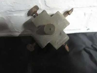 1861-385 RARE ANTIQUE ORNAMENTAL & ENGINE TURNING WORK HOLDING VISE