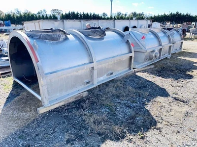 30' L x 70" Wide Carrier Fluid Bed Dryer With Heater