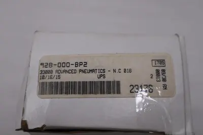 MAC 92B-000-BP2=1705 / 92B-000-BP2 SOLENOID VALVE MANIFOLD BASE STOCK H801A