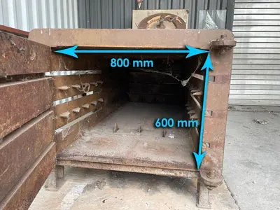 USED MECAMAT SCRAP BALLING PRESS
