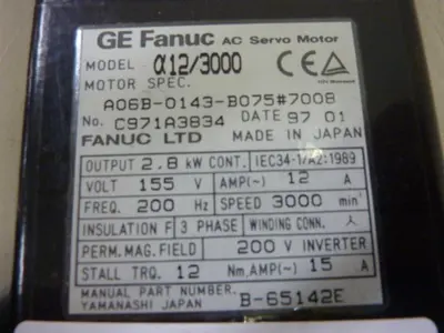 USED GE FANUC A06B-0143-B075