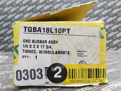 Pentair TGBA18L10PT Ground Busbar Assembly w/ Insul&Brkts B548A45 New