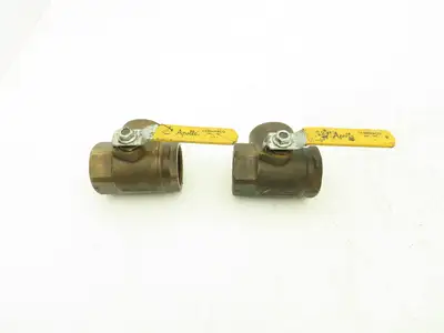 Apollo CII Conbraco 2"NPT Bronze 3-Way Ball Valve Full Port 400WOG Lot of 2
