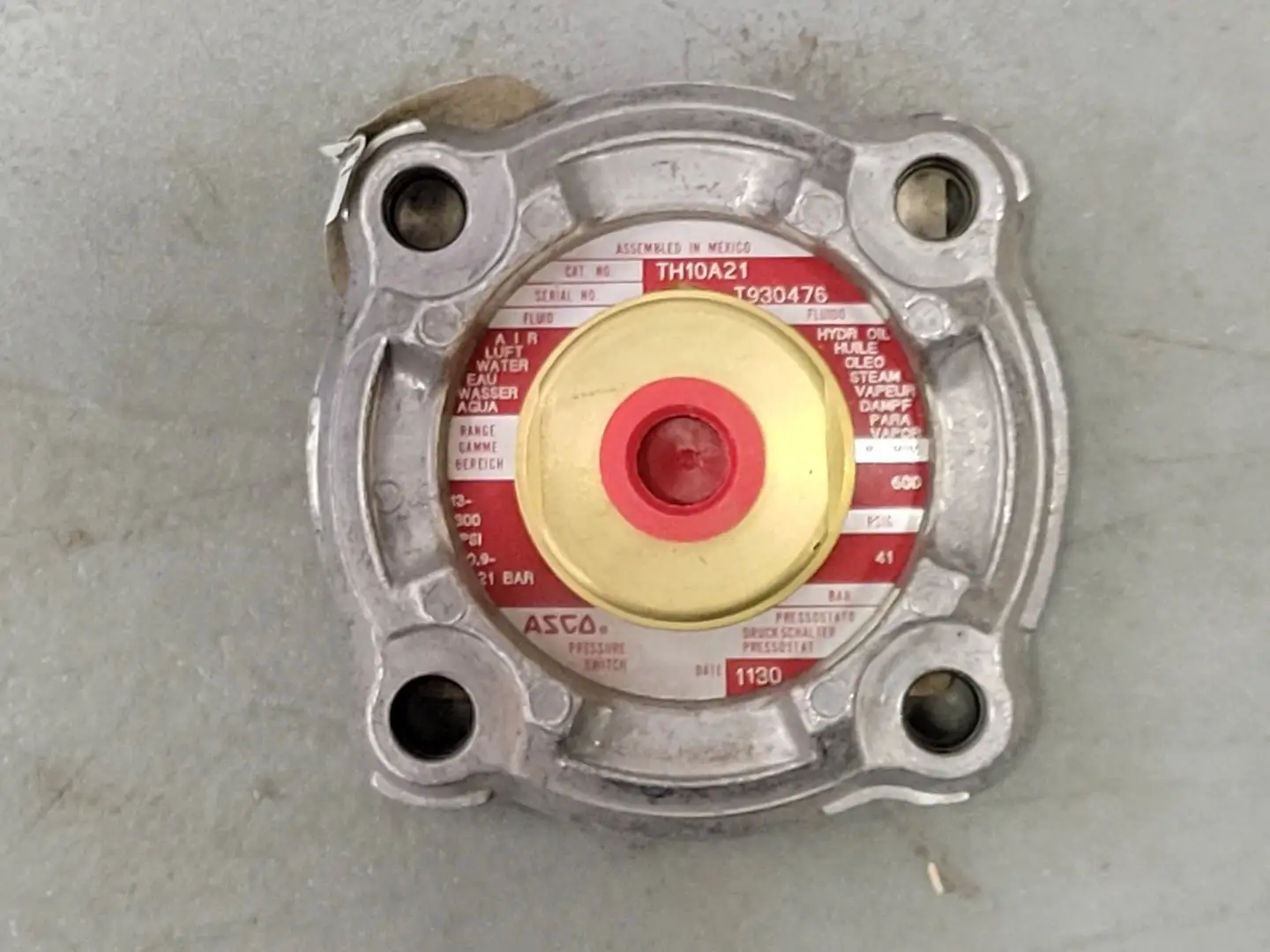 USED ASCO TH10A21