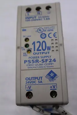 IDEC IZUMI CORP PS5R-SF24 POWER SUPPLY 120W STOCK B-1550