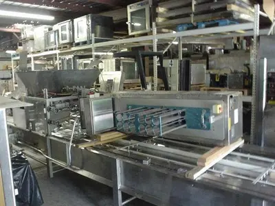USED HINDS-BOCK MULTI-LANE MUFFIN BATTER DEPOSITING LINE