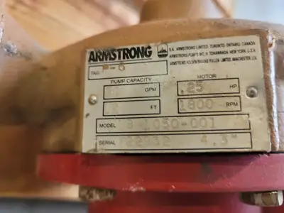 Used ARMSTRONG 1B.1050-001 Parts (Hydraulics and Pneumatics) British Columbia CA | Lenmark #1440707