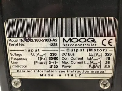 USED MOOG L180-510B-A2