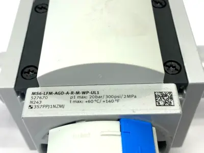 Used Festo Pneumatic Fine Filter 527670 Air Pressure Regulators Michigan US | Maverick Industrial Sales #1399263