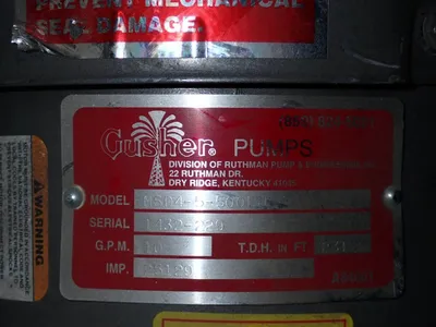 Used GUSHER MSD45500FJ Pumps Ohio US | HGR 24 #1048313
