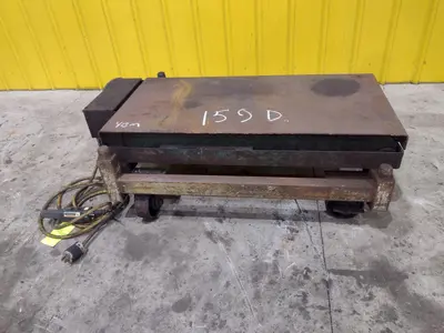 HYDRAULIC POWERED SCISSOR LIFT TABLE: STOCK #23483