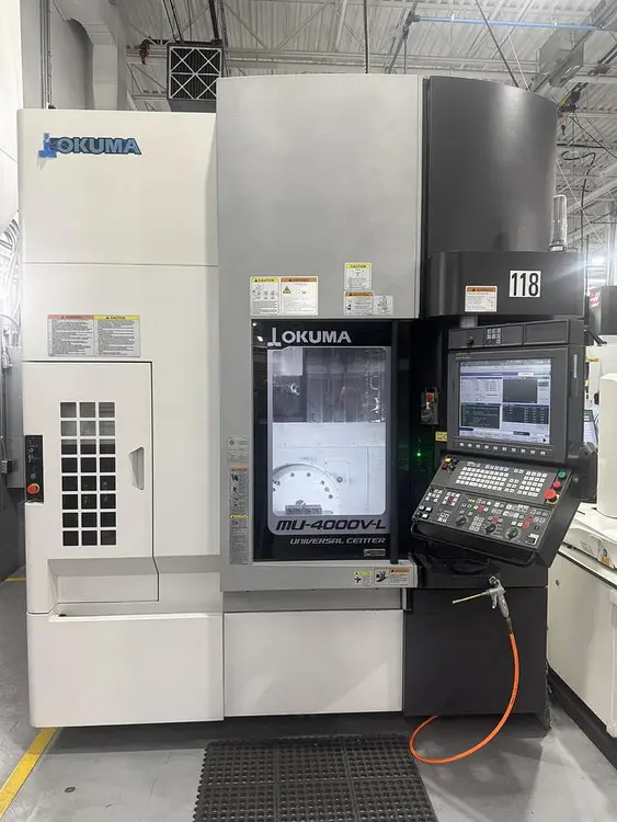 Used 2020 OKUMA MU-4000V-L Vertical Machining Centers (5-Axis or More) Ontario CA | Trader Machinery Inc #200344