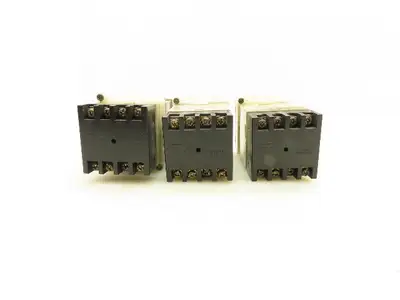 Omron H3CA-8 7-Range Timer Relay Module 120V 8-Pin Socket Lot of 3