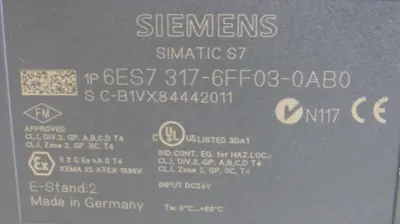 REBURBISHED SIEMENS 6ES7 317-6FF03-0AB0 CENTRAL PROCESSING UNIT 6ES73176FF030AB0