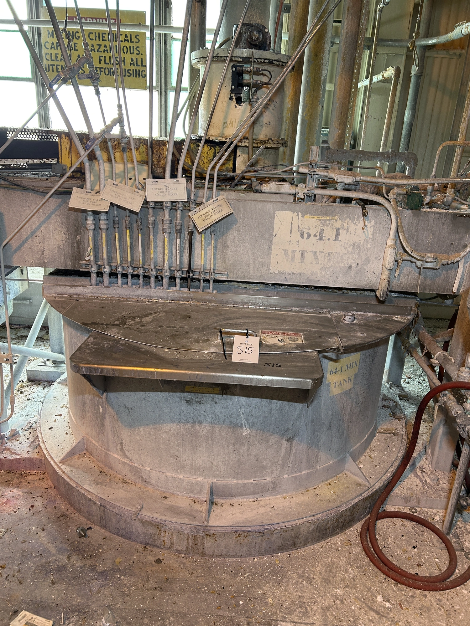 125 HP Gaulin High Speed Stainless Steel Dispersion Mixer, 1,450 Gal. Mixing Tank
