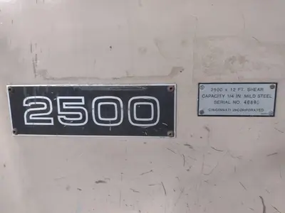 USED CINCINNATI 2500