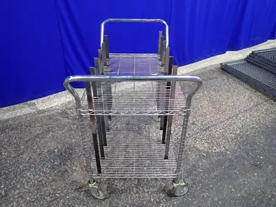 Uline 2 @ 23" X 35" Metal Cart