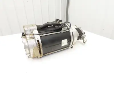 Hyster 8813389 Forklift Hydraulic Motor 48V & Pump 8811653 Removed From E80XN