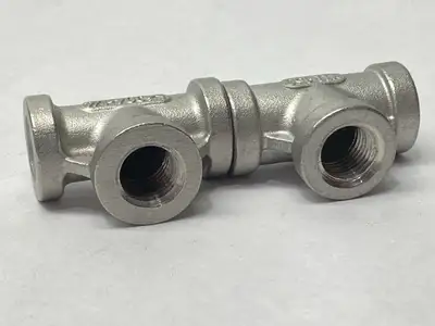 304-1/4 | " NPT Tee Fitting 1/4" NPT SS LOT OF 2 - New Other