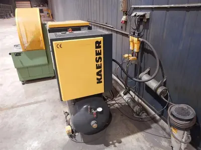 USED KAESER SX4 + DRYER SCREWCOMPRESSOR