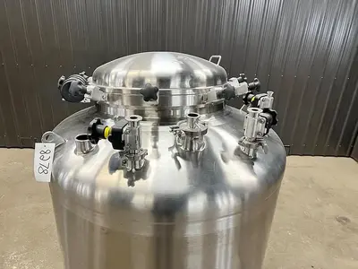 Used 158 Gallon Tank (Vessel), 316L Stainless Steel