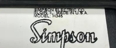 New | in-Stock SIMPSON H345 Meters - Misc | Surplus Asset Holdings #1206803